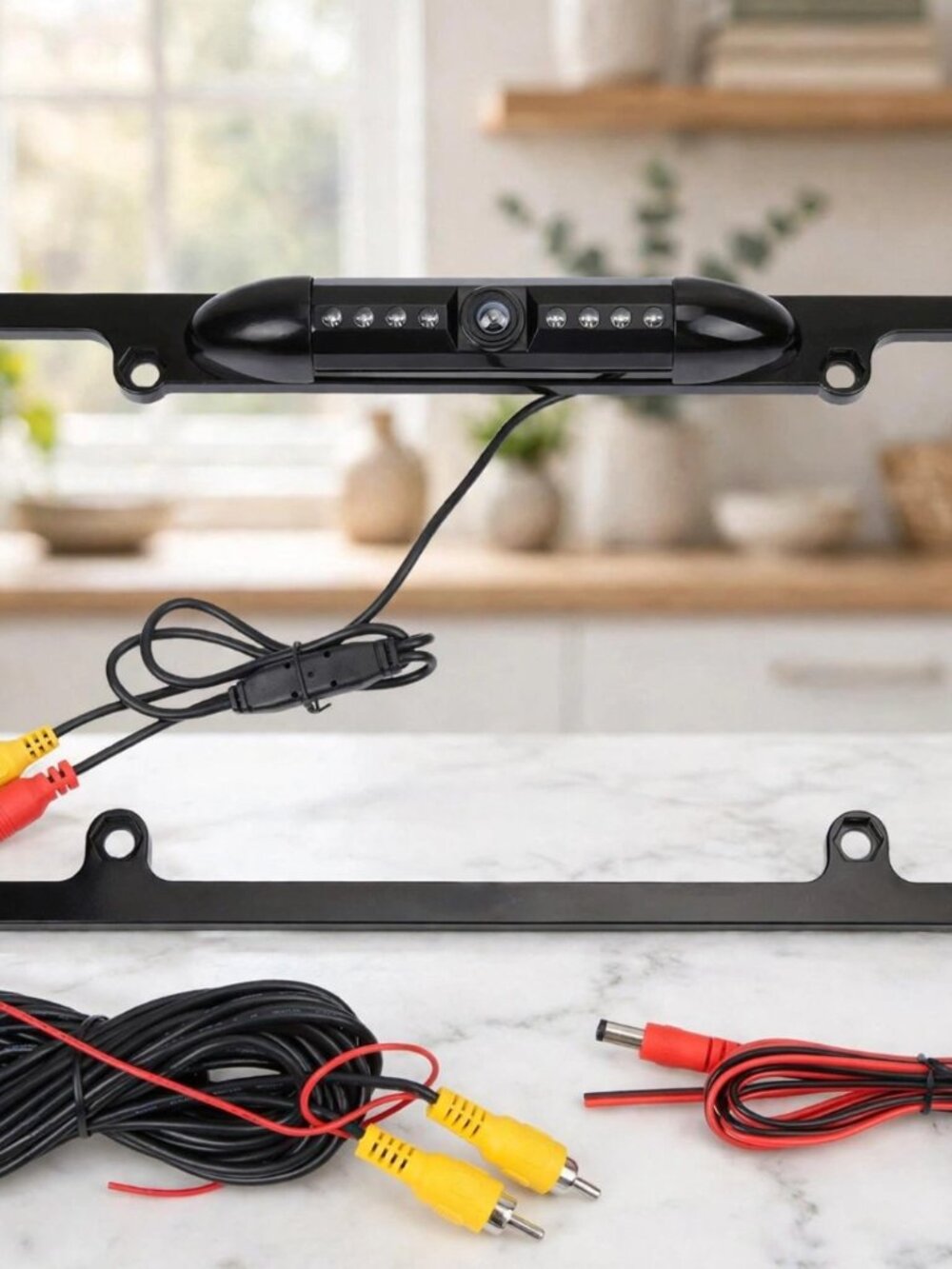 License Plate Frame Backup Camera Night Vision Car Rear View Camera
